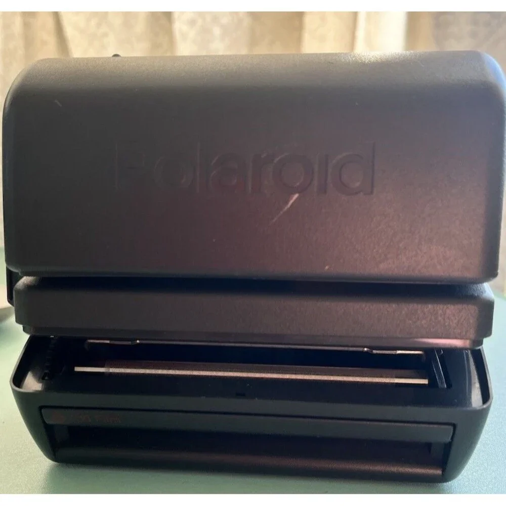 Polaroid One Step 600 Vintage Instant Camera, Black untested